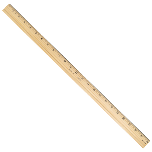Pacific Arc Wooden Ruler - 24"