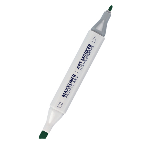 Pacific Arc MaxxLiner Art Marker  Olive Green