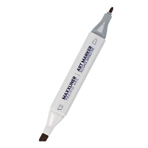 Pacific Arc MaxxLiner Art Marker  Dark Brown