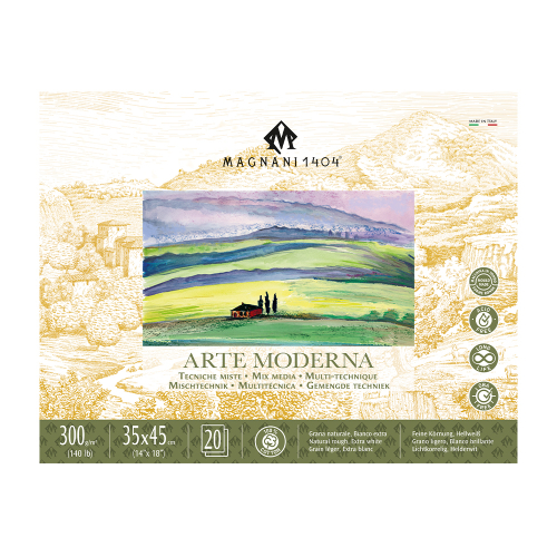 Magnani Arte Moderna Mix Media Pad - 300g - 14" x 18"