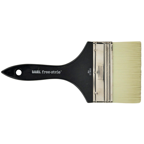 Liquitex Freestyle Broad Flat 4" LH Brush