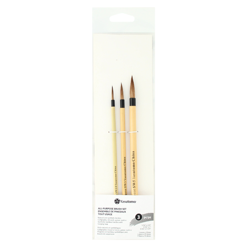 Yasutomo All Purpose Brush - Set of 3