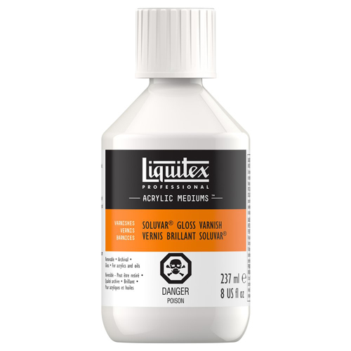 Liquitex Soluvar Varnish 8oz - Gloss