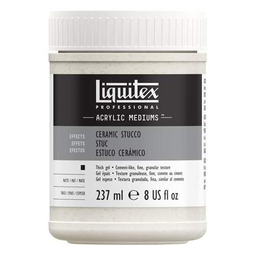 Liquitex Texture Gel Ceramic Stucco - 8oz