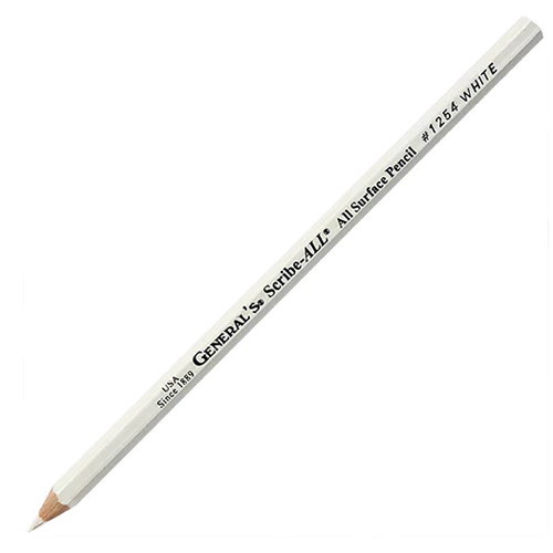 General's Scribe-All Pencil - White