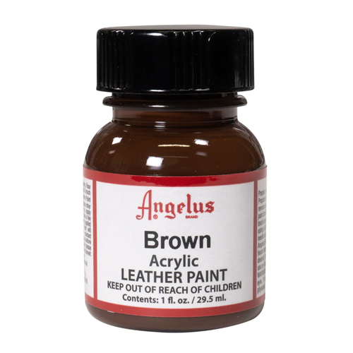  Angelus Acrylic Leather Paint - 1 oz - Brown