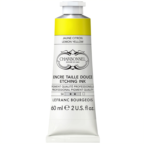 Charbonnel Etching Ink - Lemon Yellow - 60ml