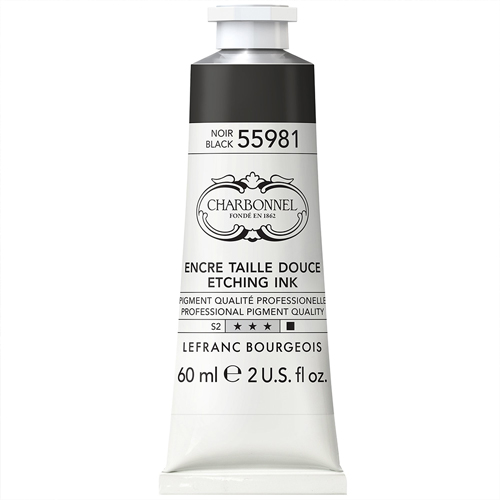 Charbonnel Etching Ink - Black 55981 - 60ml