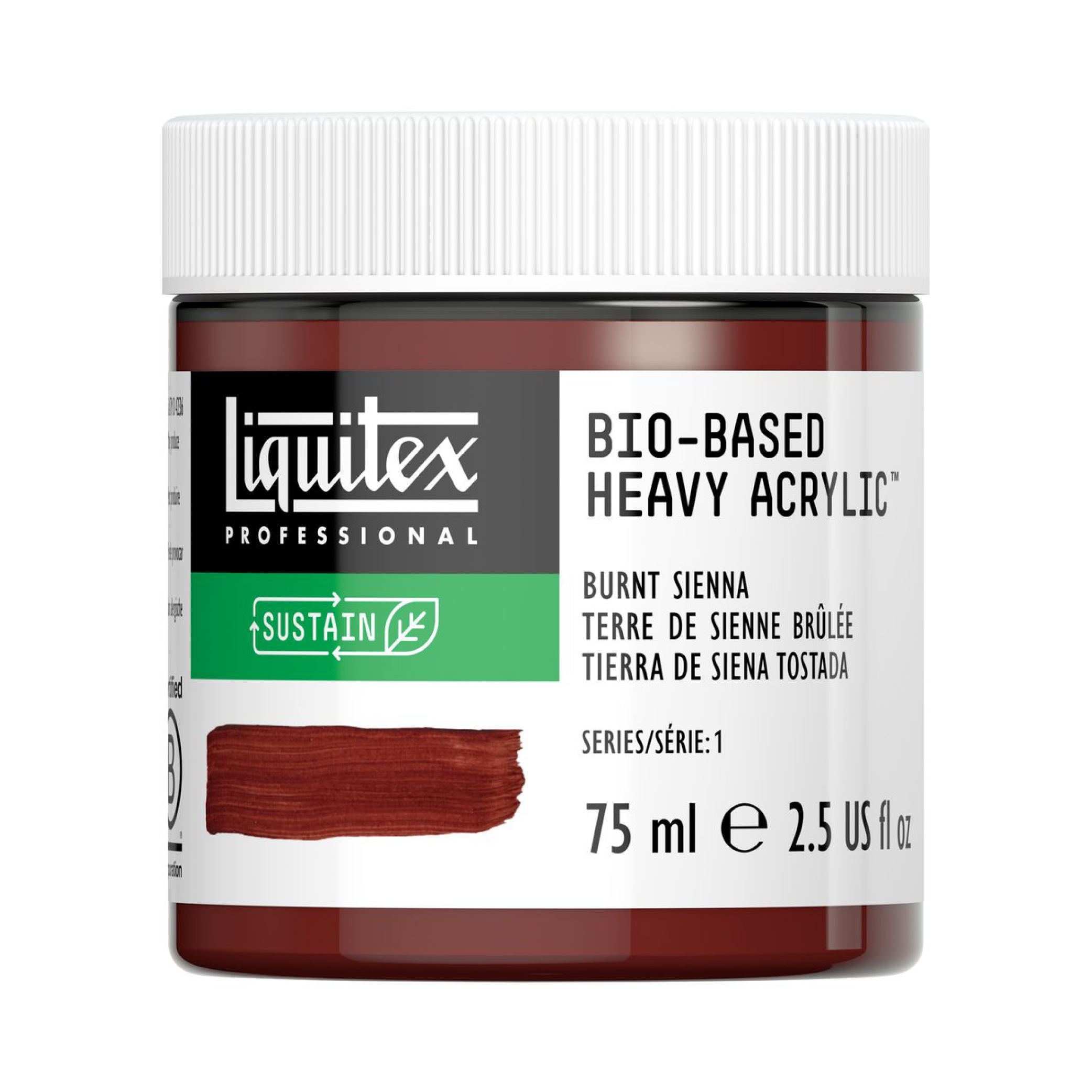 Liquitex Bio-Based Heavy Acrylic 75ml - Burnt Sienna 