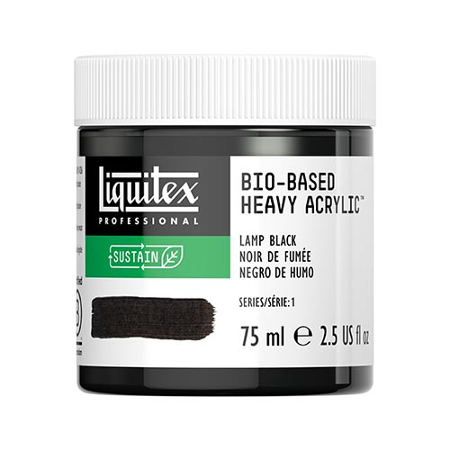 Liquitex Bio-Based Heavy Acrylic 75ml - Lamp Black