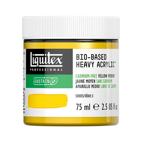 Liquitex Bio-Based Heavy Acrylic 75ml - Cadmium-free Yellow Medium