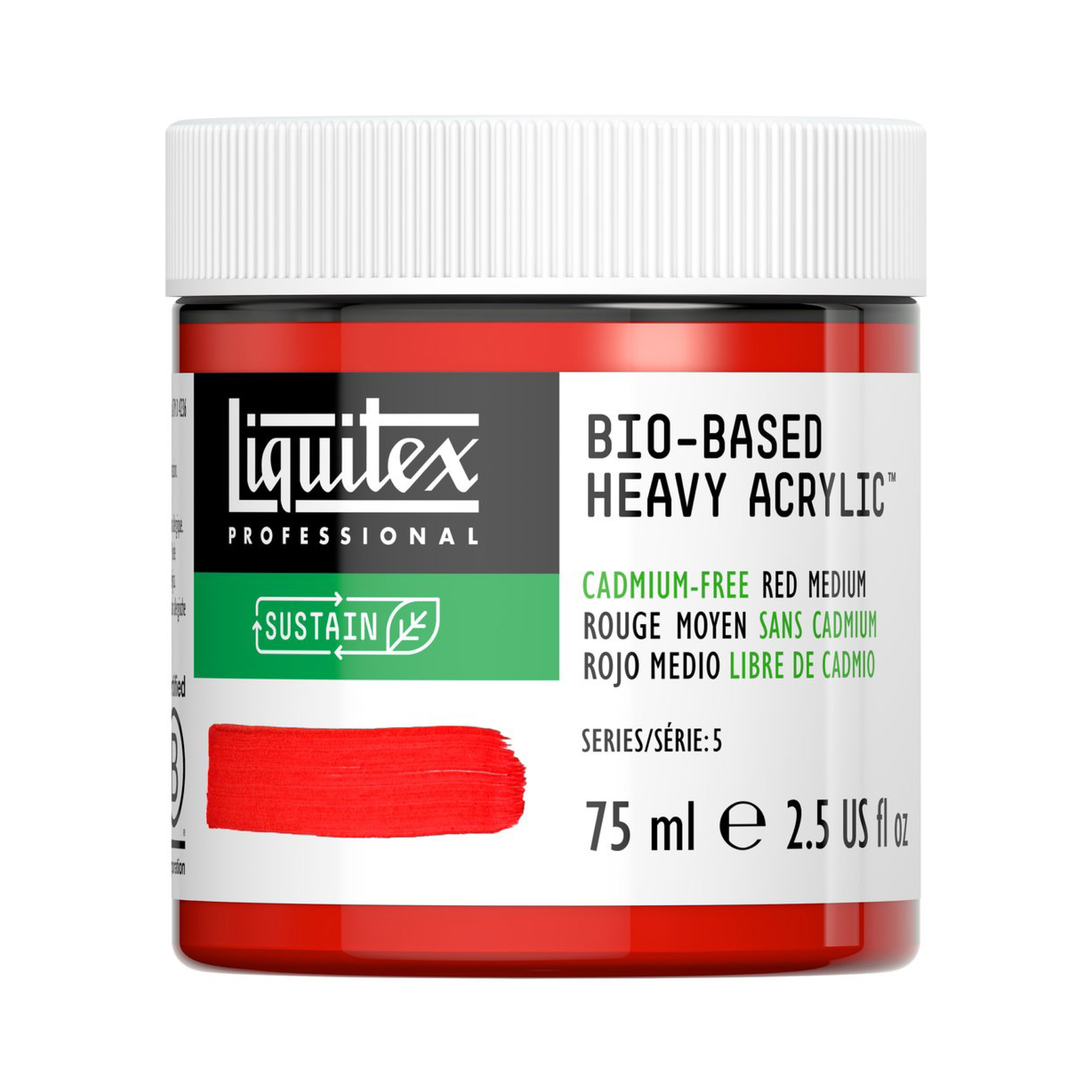 Liquitex Bio-Based Heavy Acrylic 75ml - Cadmium-Free Red Medium