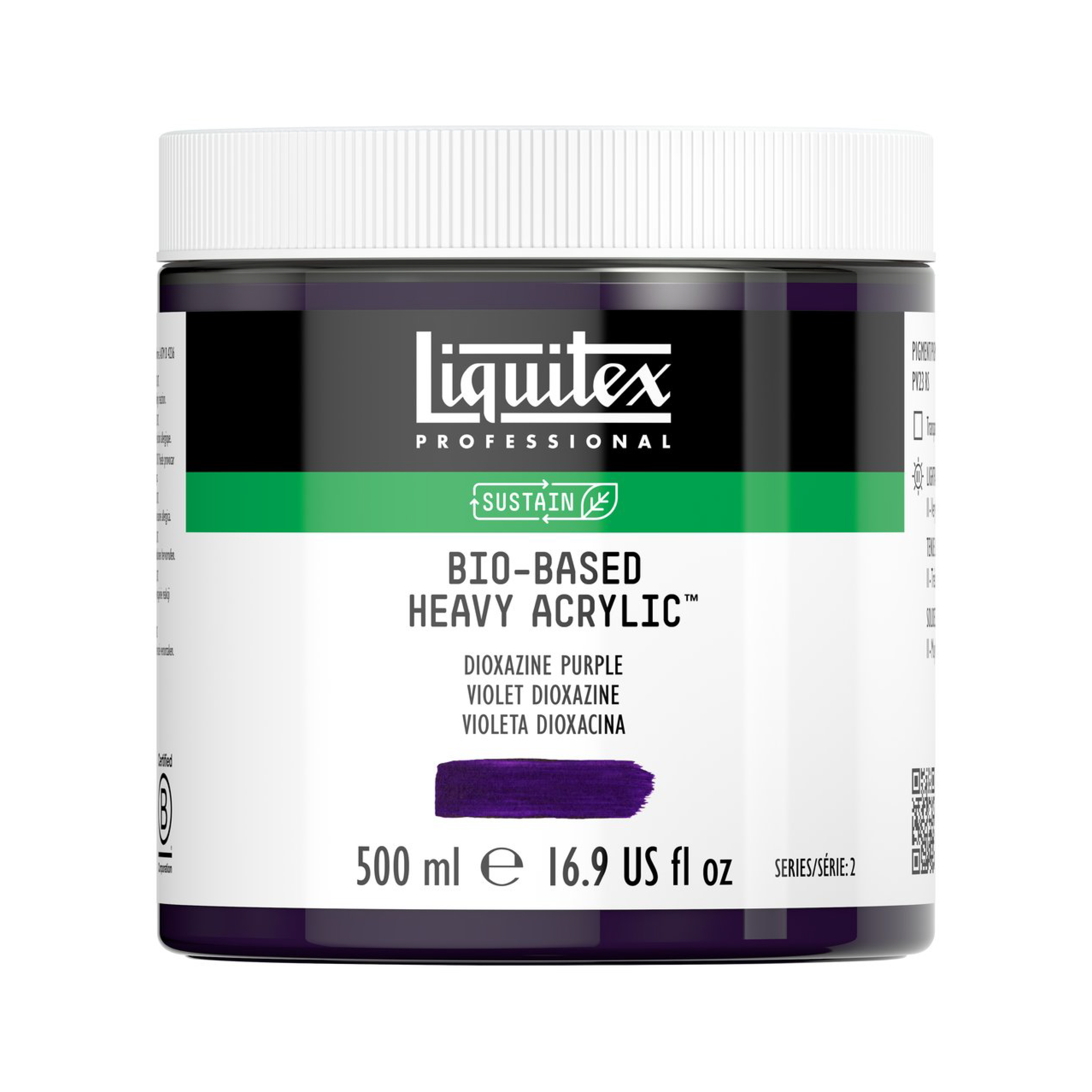 Liquitex Bio-Based Heavy Acrylic 500ml - Dioxazine Purple