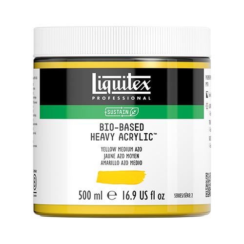 Liquitex Bio-Based Heavy Acrylic 500ml - Yellow Medium Azo