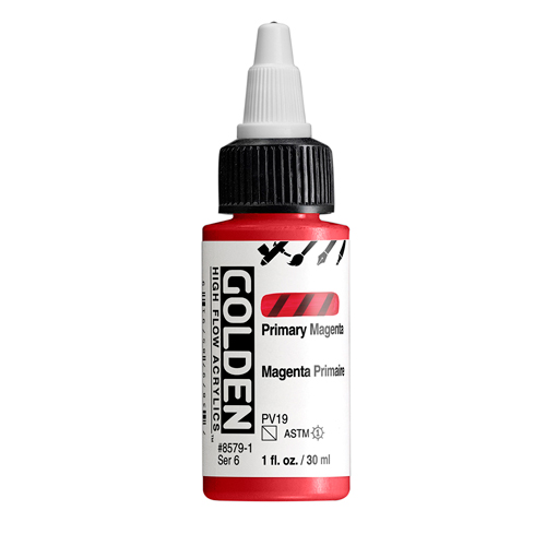  Golden High Flow Acrylics - Primary Magenta - 30mL