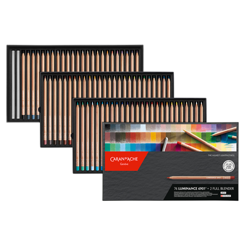 Caran DAche Luminance 6901 - Coloured Pencil Box of 76