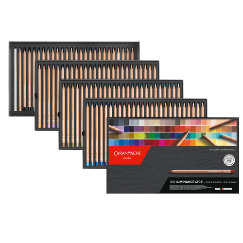 Caran DAche Luminance 6901 - Coloured Pencil Box of 100