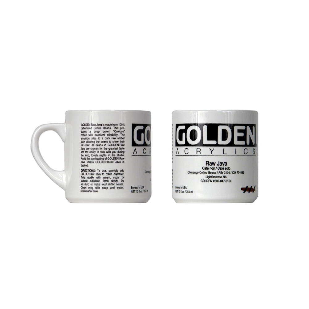 Golden Raw Java Mug