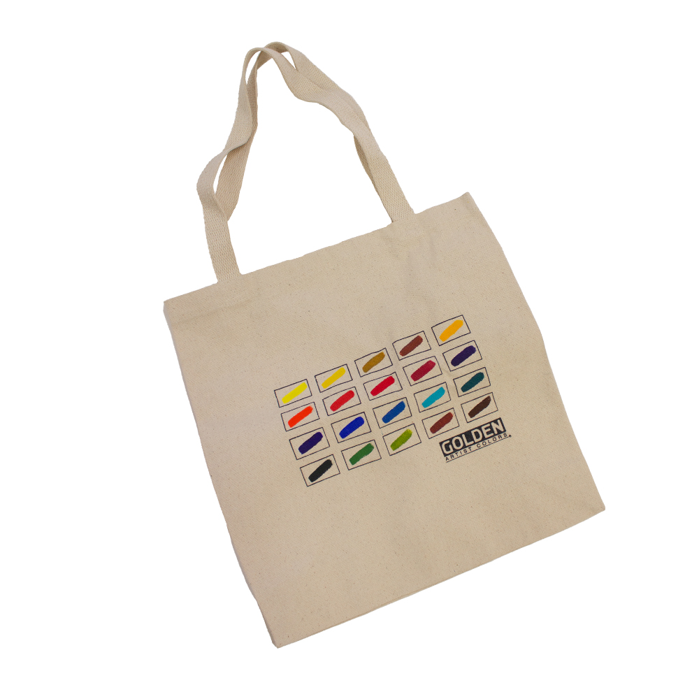 Golden Canvas Tote Bag