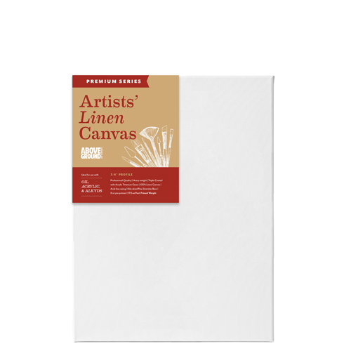 Above Ground Premium Series Linen Canvas - 12" x 16"