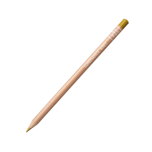 Caran D'Ache Luminance 6901 Pencil - Green Ochre