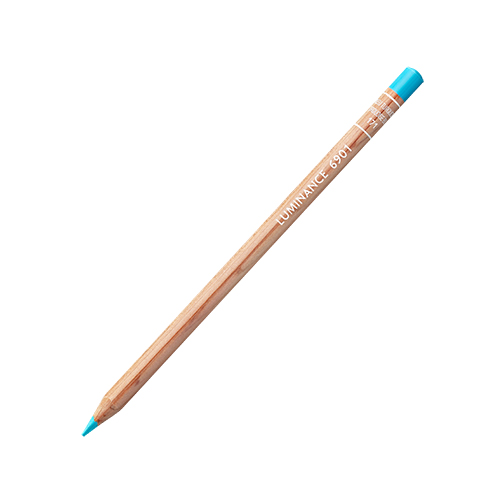 Caran D'Ache Luminance 6901 Pencil - Turquoise Blue