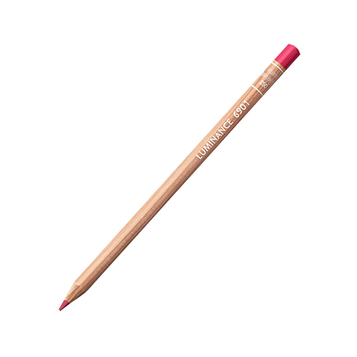 Caran D'Ache Luminance 6901 Pencil - Purplish Red