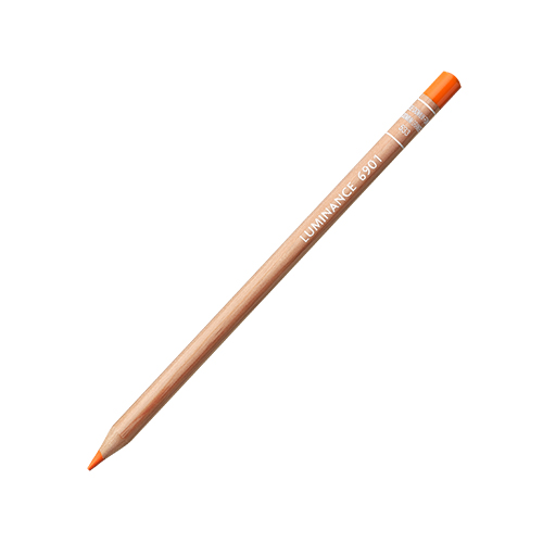 Caran D'Ache Luminance 6901 Pencil - Dark Cadmium Orange