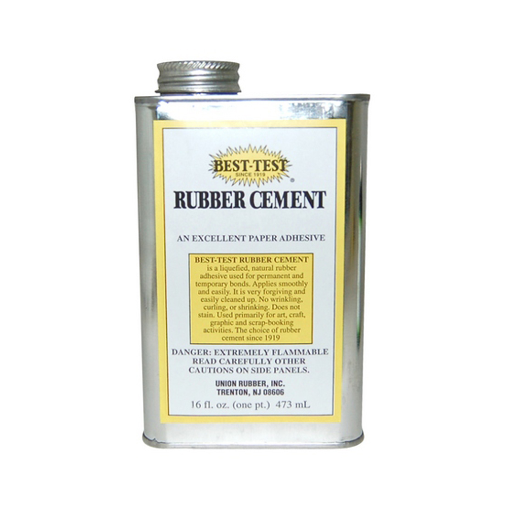 Best-Test Rubber Cement 16oz Can