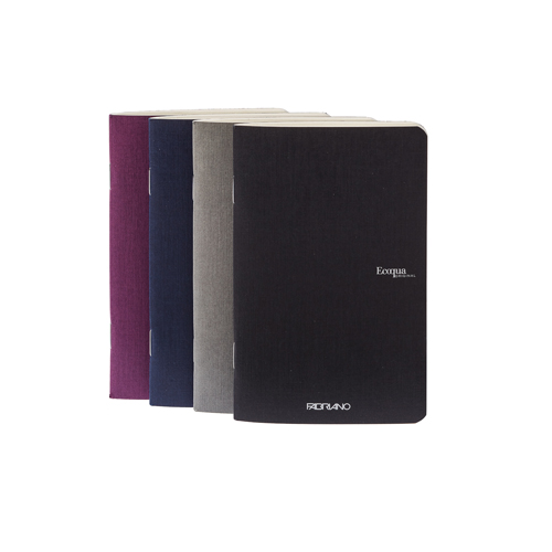 Ecoqua Pocket Notebook Set - Blank 4-Pack Winter