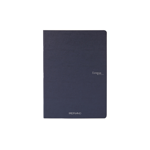 Ecoqua Staple-Bound 5.8" x 8.3" Notebook Blank - Navy