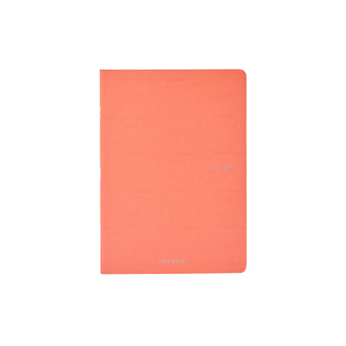 Ecoqua Staple-Bound 5.8" x 8.3" Notebook Blank - Flamingo