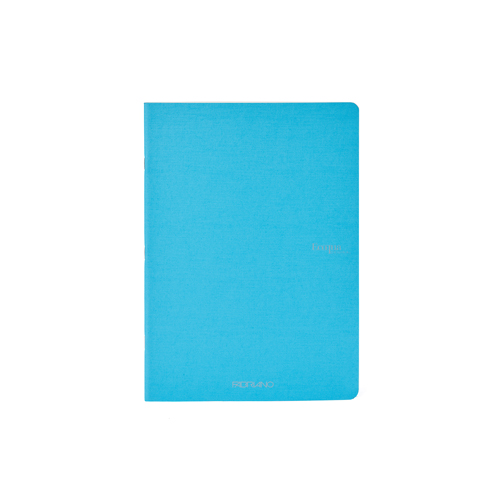 Ecoqua Staple-Bound 5.8" x 8.3" Notebook Blank - Turquoise