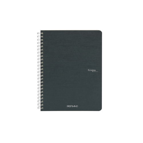 Ecoqua Spiral-Bound 5.8" x 8.3" Notebook Blank - Dark Green