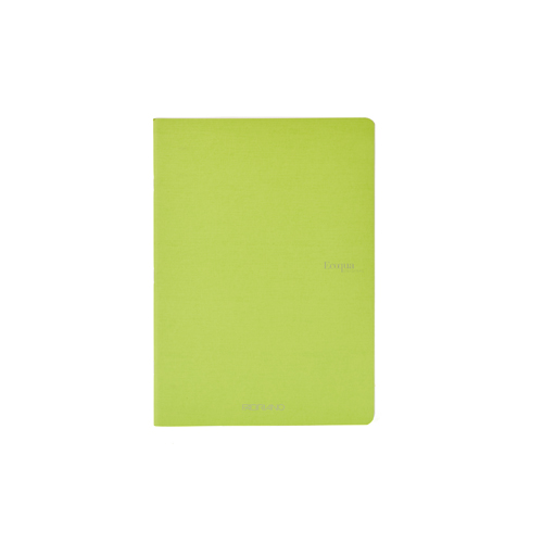 Ecoqua Staple-Bound 8.25" x 11.7" Notebook Blank - Lime