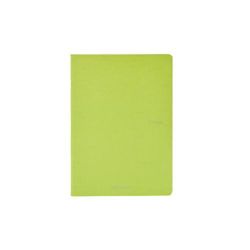 Ecoqua Staple-Bound 8.25" x 11.7" Notebook Blank - Lime