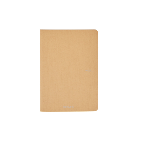 Ecoqua Staple-Bound 8.25" x 11.7" Notebook Grid - Beige