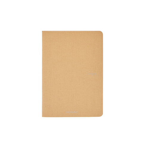 Ecoqua Staple-Bound 8.25" x 11.7" Notebook Grid - Beige