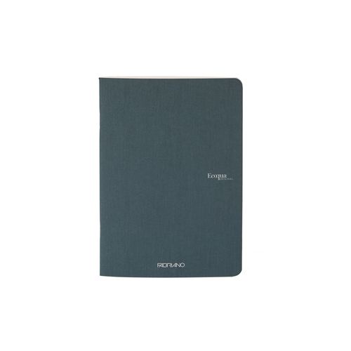 Ecoqua Staple-Bound 8.25" x 11.7" Notebook Grid - Dark Green