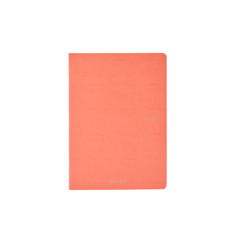 Ecoqua Staple-Bound 8.25" x 11.7" Notebook Lined - Flamingo