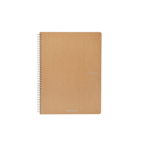 Ecoqua Staple-Bound 8.25" x 11.7" Notebook Blank - Beige