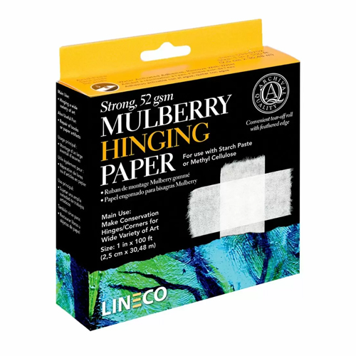 Lineco Mulberry Hinging Paper - 1" x 100'