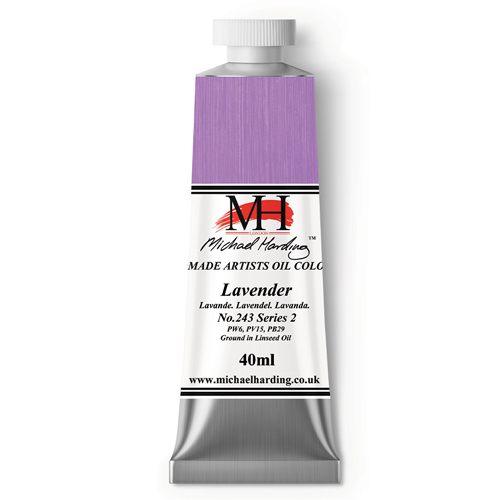 Michael Harding Artists Oil Colours - Lavender (No. 243) - 40ml