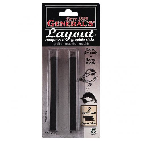 Generals Layout Graphite Sticks - Set of 2