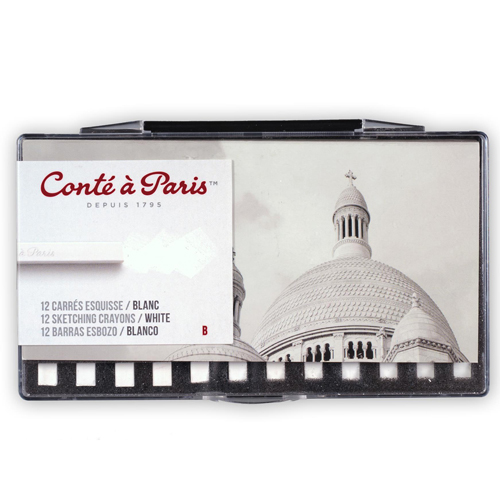 Cont&eacute; &agrave; Paris 2456 Crayon - White B - 12-pack