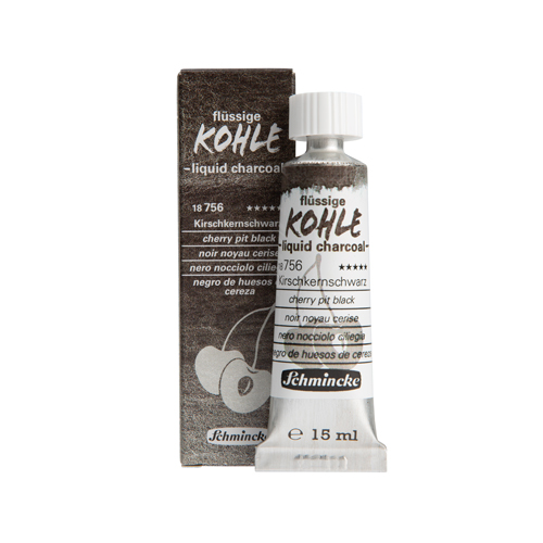 Schmincke Kohle Liquid Charcoal - Cherry - 15ml