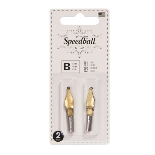 Speedball B-Series Drawing Nibs Set  B1 & B2