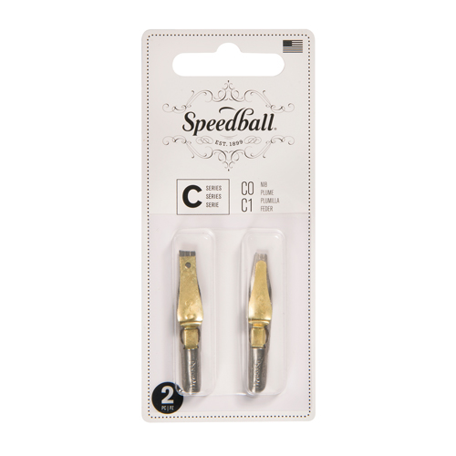 Speedball C-Series Drawing Nibs Set  C0 & C1