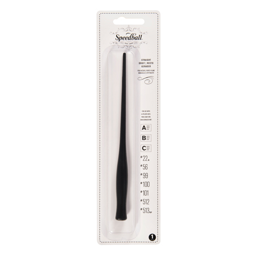 Speedball Straight Pen Holder - Black