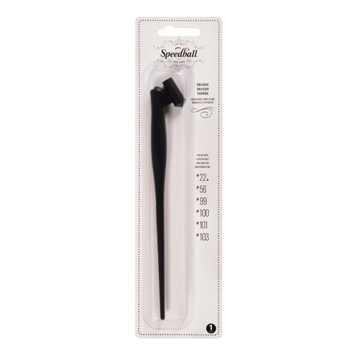 Speedball Oblique Pen Holder - Black